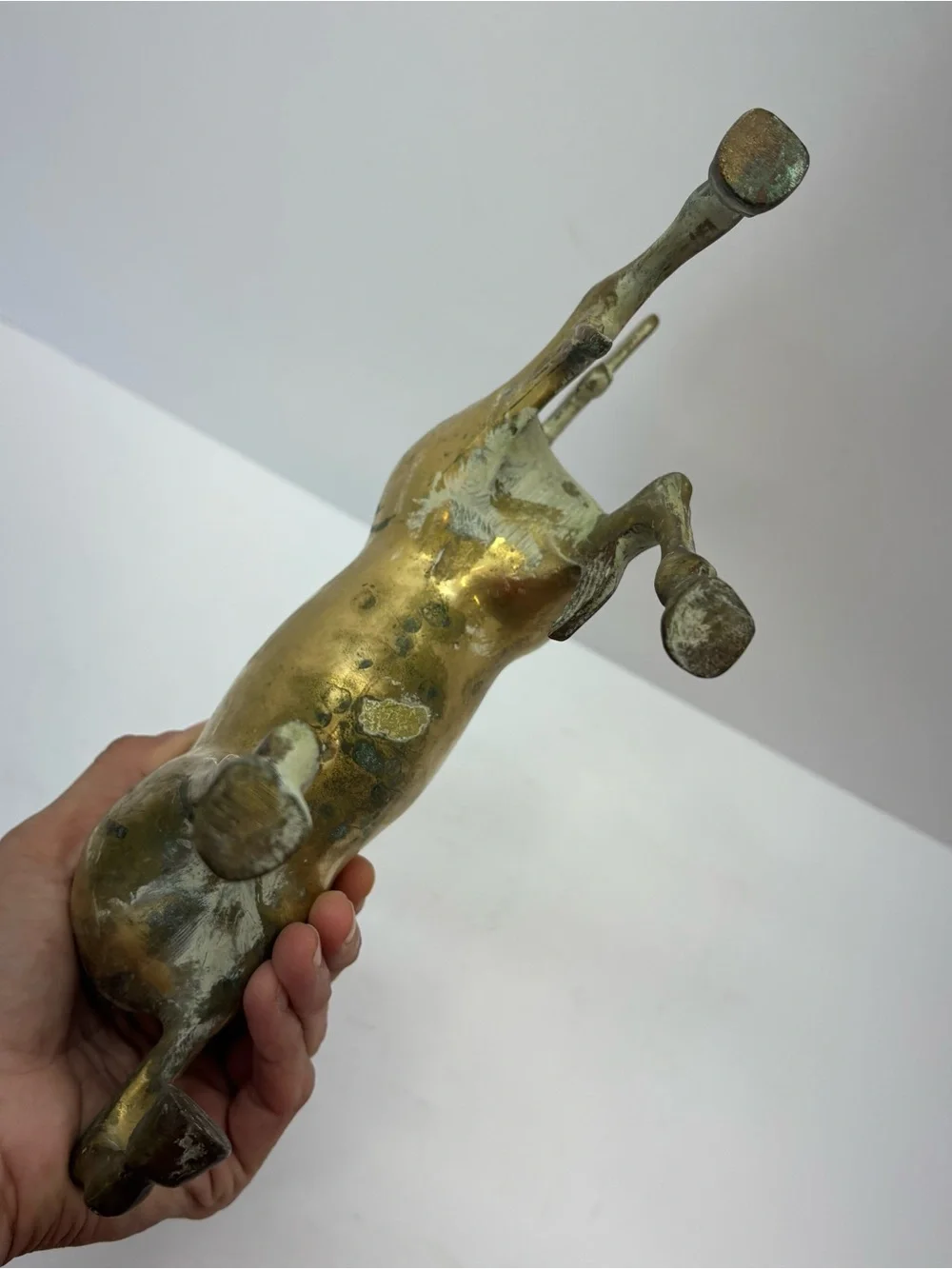 Vintage Solid Brass Unicorn Sculpture 11